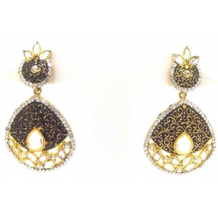 Gold Earring Jhumka Bali Jhumki Fashion Jewelry Boho Chich Drop Dangle Long E55